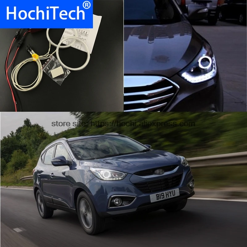 HochiTech белый 6000K CCFL головсветильник гало ангельские глазки комплект светильник