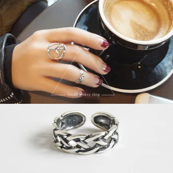 

JIANERY Bohemian 925 Sterling Silver Cross Rings For Women Men Engagement Rings Girls Party Gifts Anillos 2019