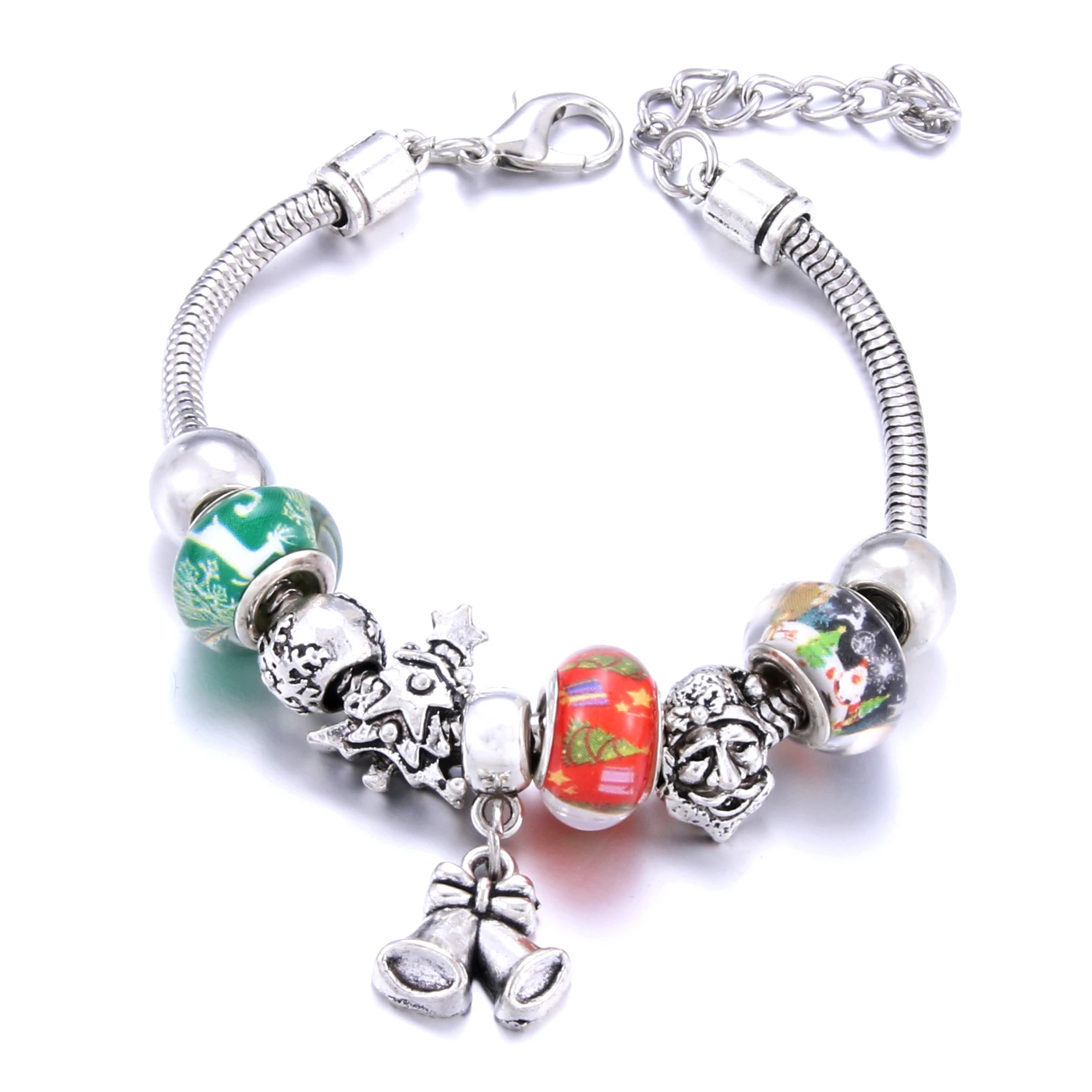 Рождественские костыли браслет из бисера Рождественская фотография женская