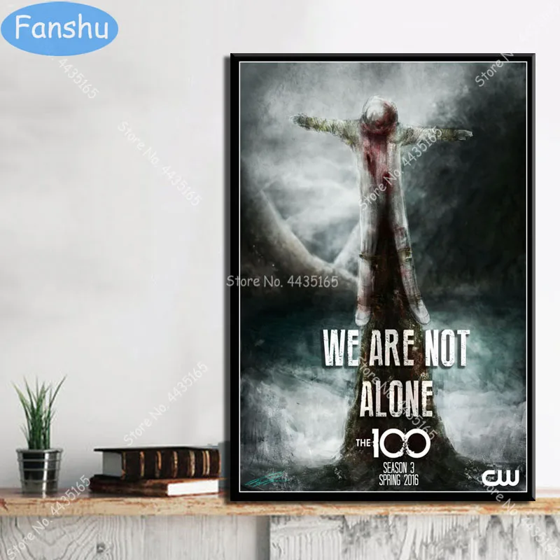 Новый сезон 100 популярный постер для ТВ-сериала настенный художественный на
