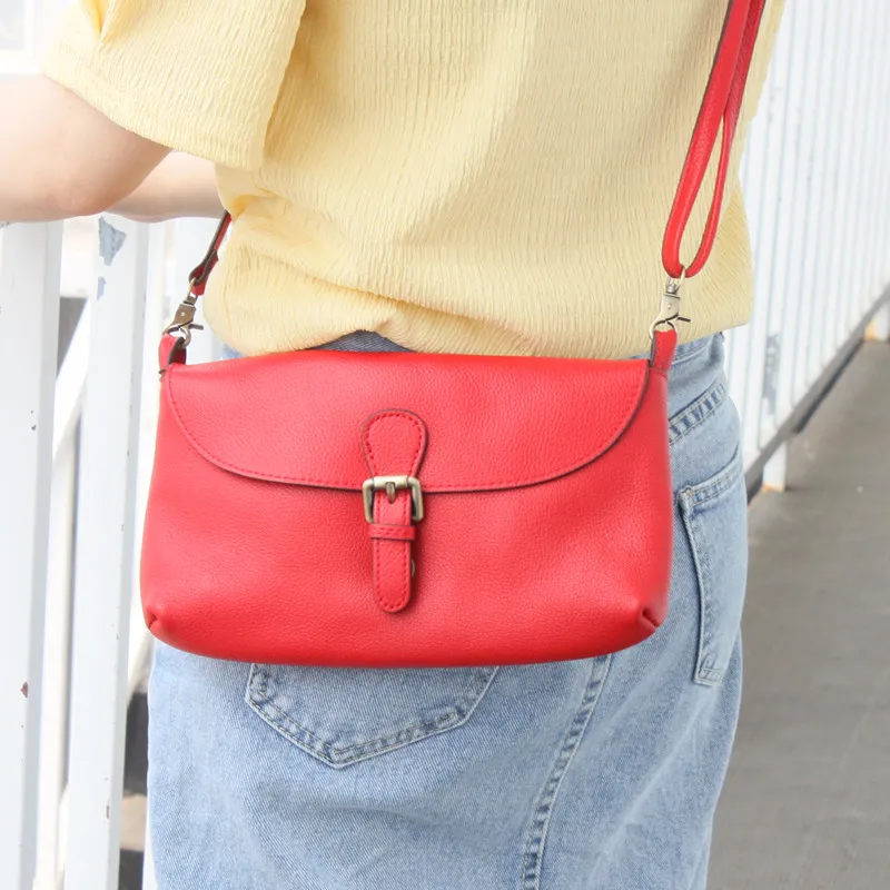 Real Genuine Leather Crossbody Bag Women  Small Genuine Leather Crossbody  Bag - Soft - Aliexpress