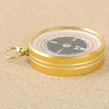 Портативный алюминиевый сплав раскладушка многофункциональный карманный компас Металлическая измерительная линейка инструмент Часы Открытый Туризм Альпинизм