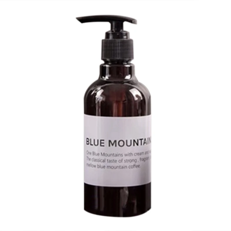 

Simple Nordic Style Brown Refillable Bottle Shower Gel Shampoo Press Bottle 500ml Shower Gel Refillable Bottles