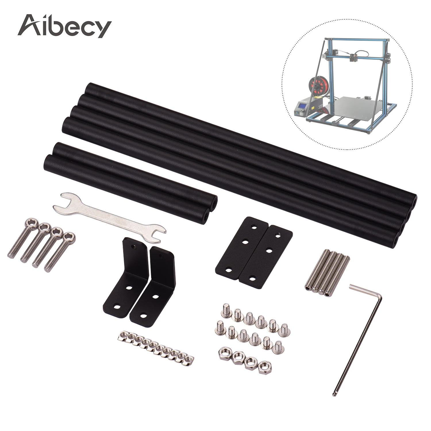 Aibecy Запчасти для 3d принтеров, поддерживающий Тяговый комплект, совместимый для Creality CR-10 S5 3d принтер, поддерживающий стержень