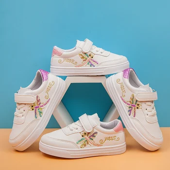 

MHYONS Children Sport Shoes Autumn Infant Girls Baby Embroidery Butterfly Shoes Kids Casual Sneakers Student Running Shoes