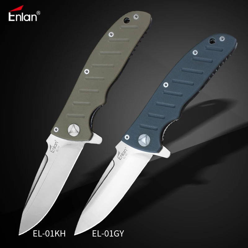 Складной нож 58 60HRC EL 01GY 8cr13Mov G10 или с деревянной ручкой инструмент для выживания