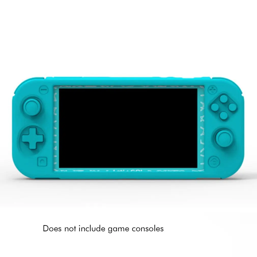 Blue Силиконовый защитный чехол для shand Switch Lite mini shell с защитной пленкой для экрана - Color: Blue