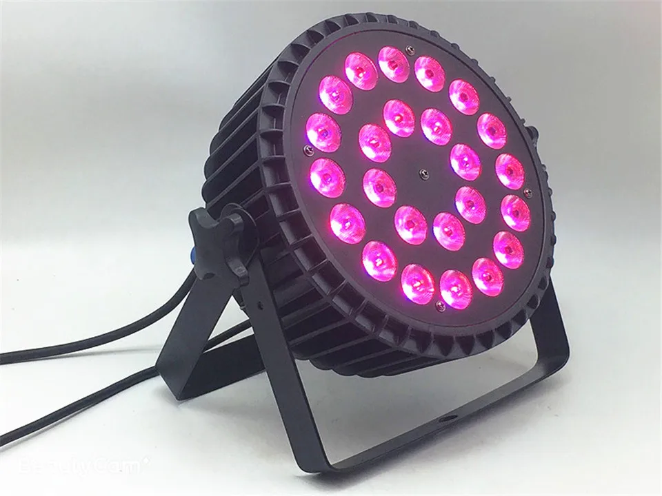 Просветильник для диджея 24x18 Вт RGBWA UV 6 в 1 светодиодный прожексветодиодный Par wash led par Flat Can светильник ing for