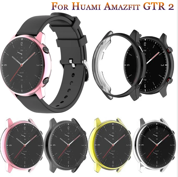 

TPU Soft Protective Cover For Xiaomi Huami Amazfit GTR 2 Watch Case Shell Protector Frame For GTR2/GTR Silicone Plating Cover
