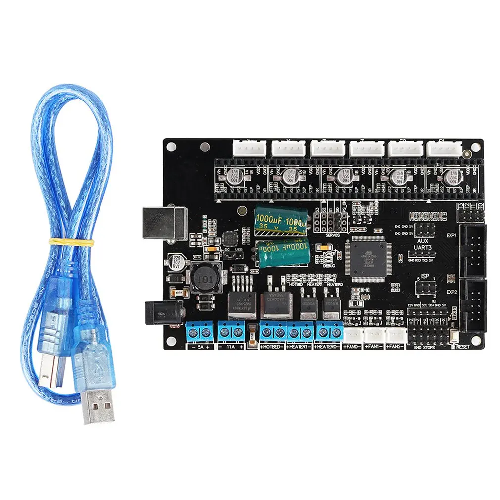 Материнская плата 3d принтер TriGorilla основная плата совместима Mega2560 и RAMPS1.4 4 слоя PCB плата контроллера для RepRap