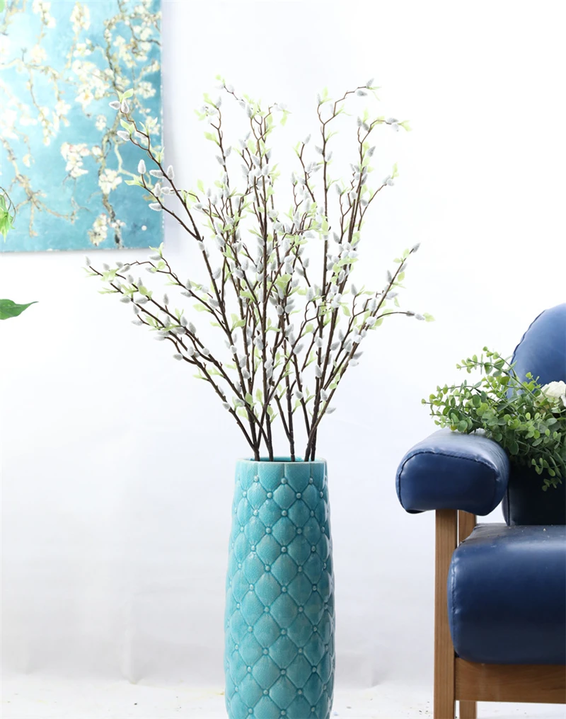 Home Decor with JAROWN Fake Flowers - Milan Leaf Willow Bud Branches