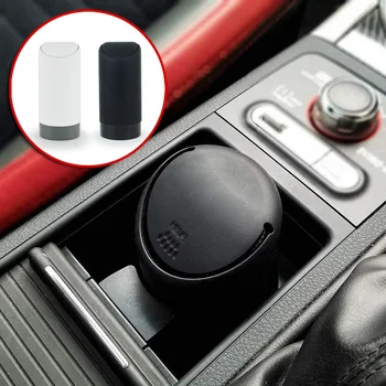 

Car Interior Trash Can Ashbin Garbage Bottom Washable Stowing Tidying