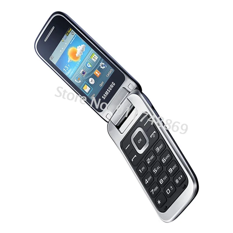 Samsung-Teléfono Móvil Inteligente C3595, celular libre de 2,4 pulgadas, 2 MP, 2G, 3G, 800 mAh, con cámara GSM