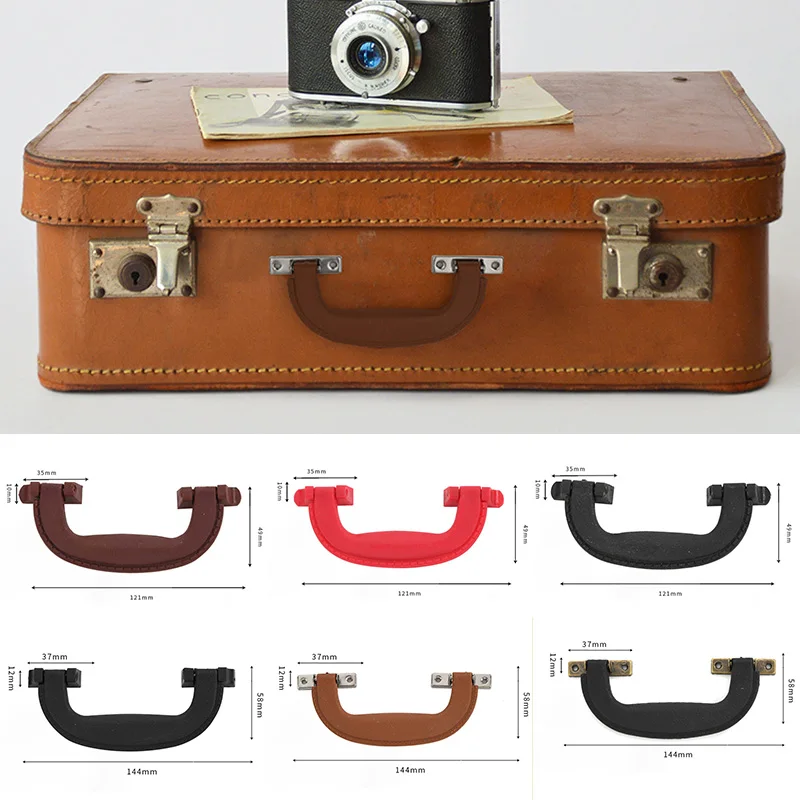 Furniture Handles Kitchen Door Handles Arch Box Handle Tool Handle Retro Plastic Suitcase Holder Furniture Hardware Antique