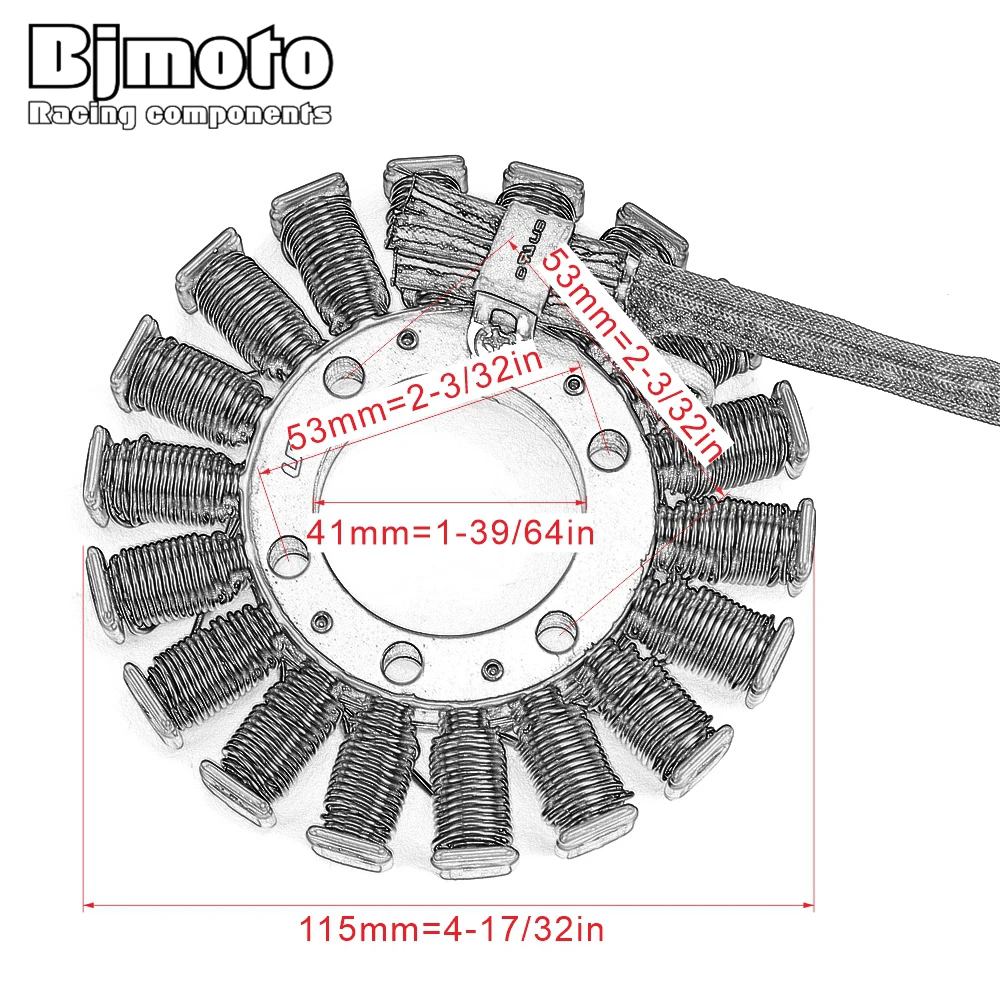 BJMOTO катушка статора зажигания мотоцикла для Honda CBF1000 CBF 1000 SC58 2006-2010 31120-MFA-D01 31120-MGJ-D01 генератор Магнето