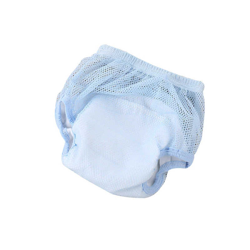 4 слоя, летняя, многоразовые подгузники, детские тканевые моющиеся подгузники для младенцев; Детские хлопковые тренировочные брюки подгузник трусики - Цвет: L