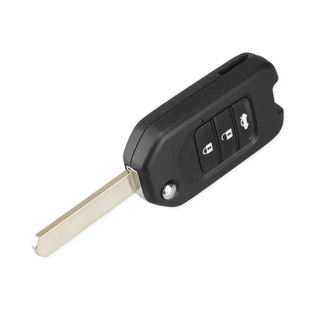 KEYYOU 3 пуговицы изменение флип дистанционный ключ для автомобиля с чехла для Honda Fit vezel XRV City Odyssey Fob корпус для автомобильного ключа крышка