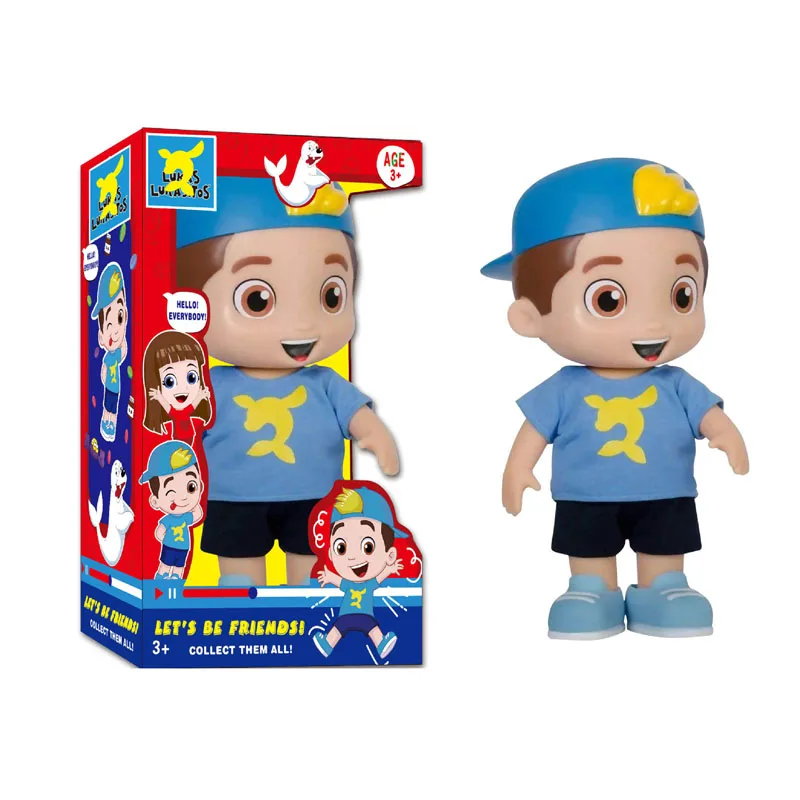 

Luccas Neto Doll Action Figure Toys Vinyl Model Doll with Sound Children Christmas Gift