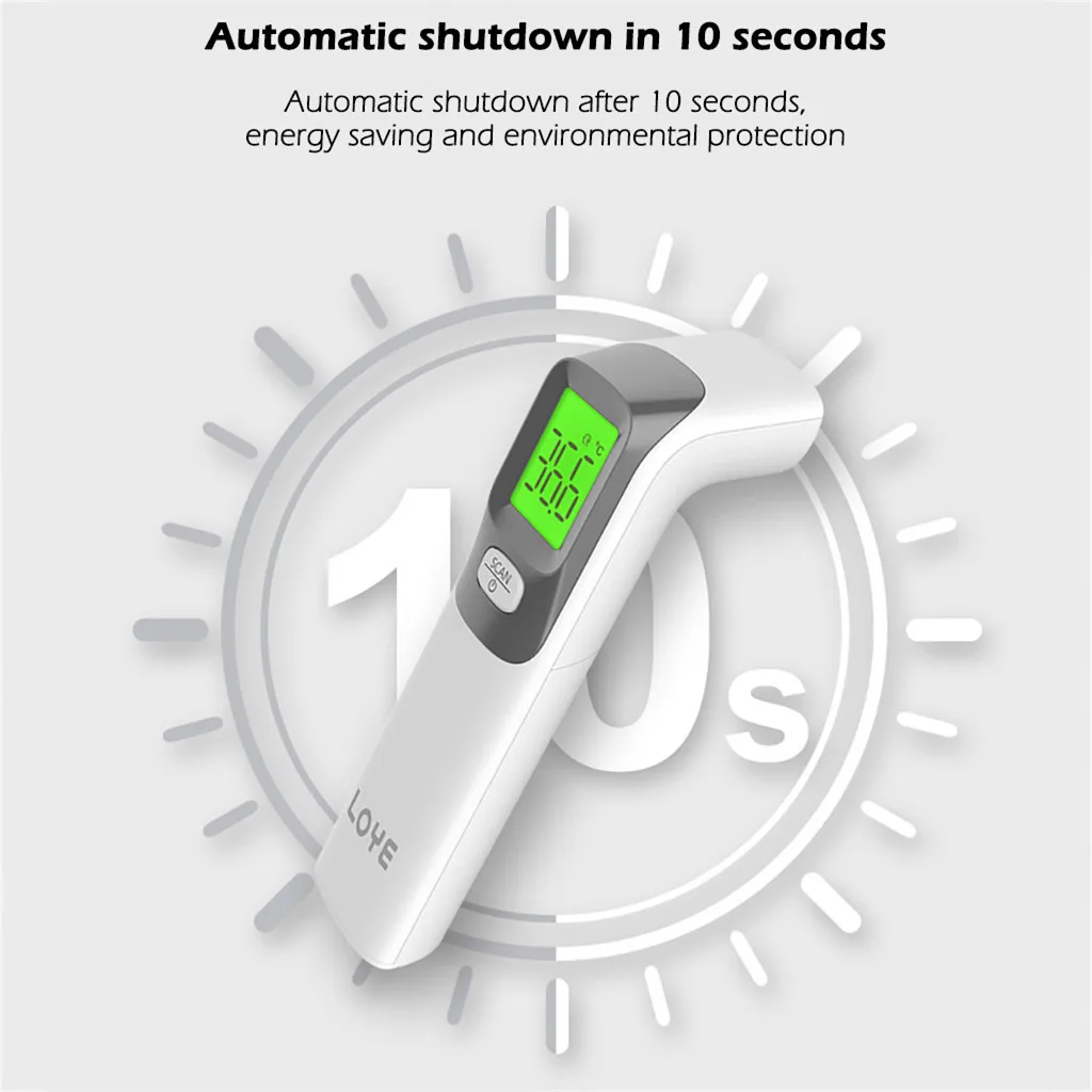 Прибор для измерения температуры лба взрослых/детей Бесконтактный инфракрасный