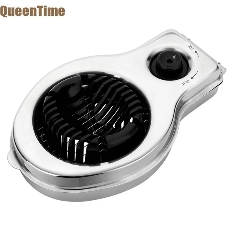 QueenTime ручная томатная Яйцерезка яичный резак разделитель вареных яиц разветвитель приспособления для фруктов и овощей из нержавеющей стали кухонные гаджеты