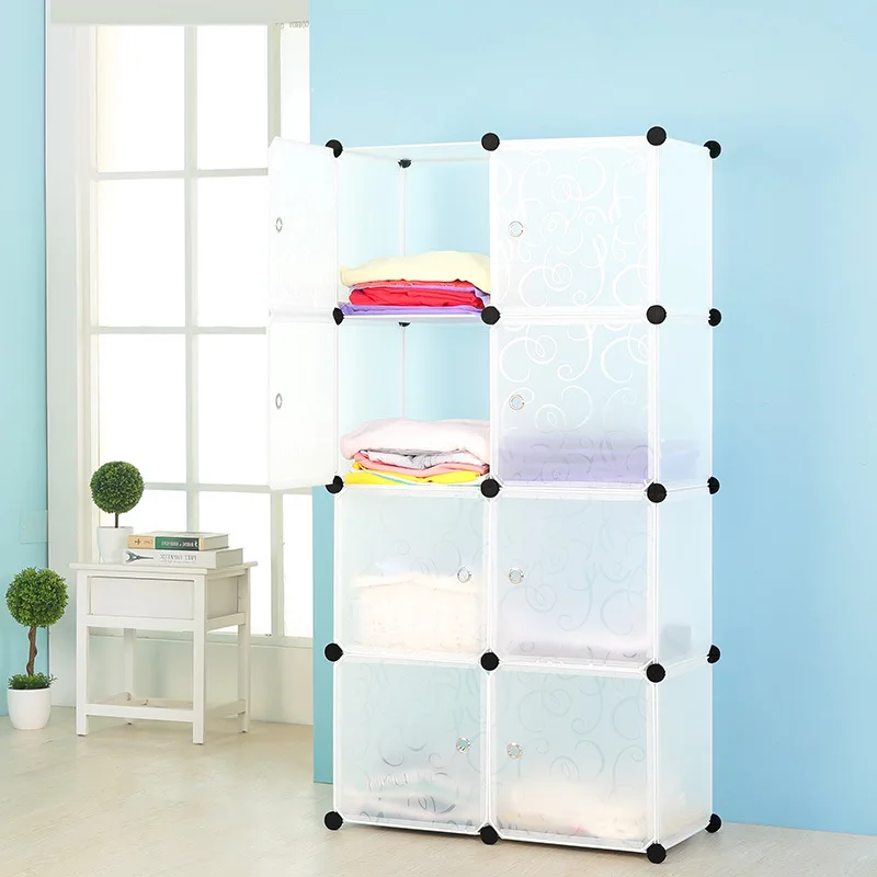 

Van Gordon Storage Wardrobe Plastic Clothes Closet Simplicity Combination Drawer-type Finishing Box Multilayer Transparent Cabin
