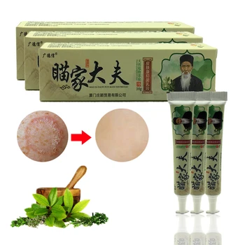 

10pcs Profesprofessional Cure Psoriasis Ointment Medicine Ingredient Security For All Kinds Problems Psoriasis Skin Care Cream
