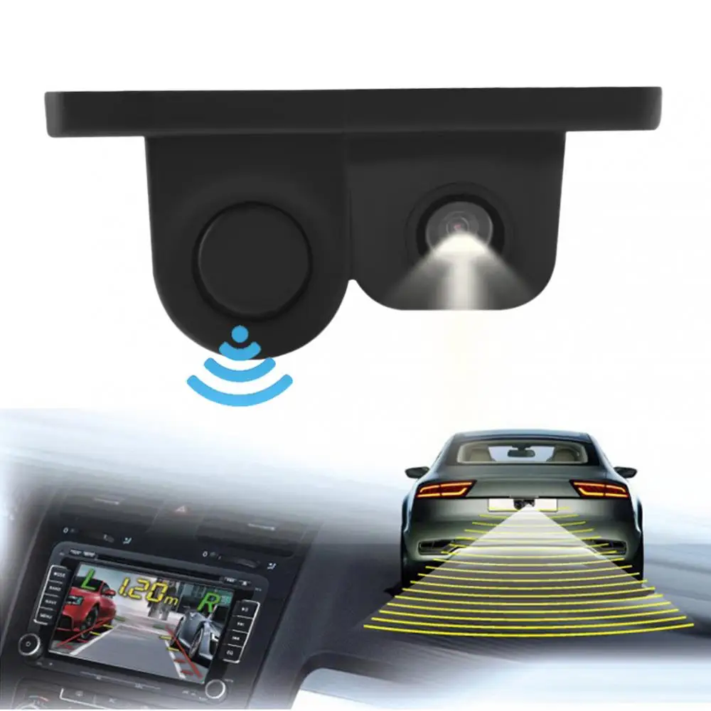 2 in1 Auto Car SUV Rear View Camera 120 Wide Angle Reverse Backup ...