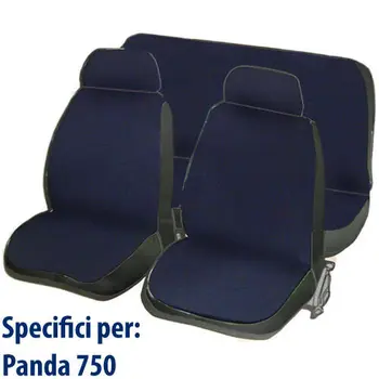 

COPRISEDILI PER FIAT PANDA 750 COTONE ELASTICIZZATO BLU