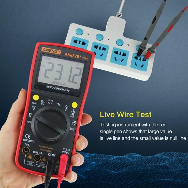 

2pcs 100cm Wire Universal Digital Multimeter Pen Test Lead Probe 1000V 20A Ammeter Test Cord Practical Multimeter Probe Test Pen