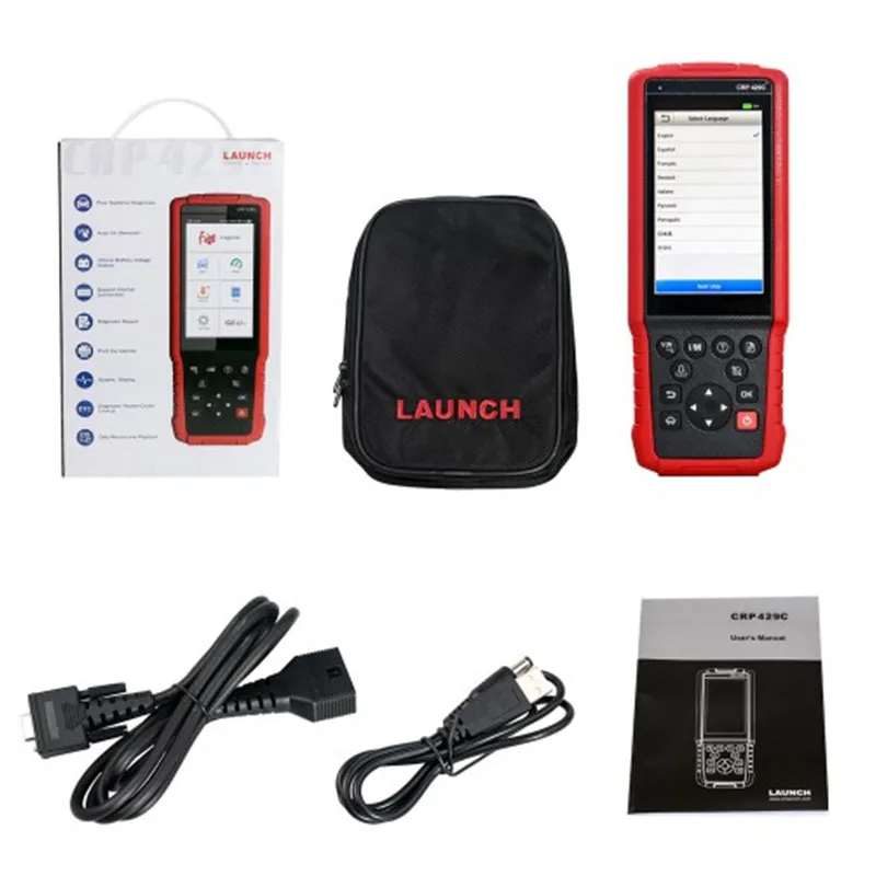 LAUNCH X431 CRP429C автоматический диагностический инструмент для двигателя ABS SRS AT+ 11 сервис CRP 429C OBD2 сканер кода лучше, чем CRP129