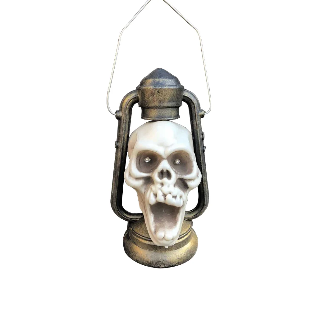 

Flashing Horrifying Halloween Novelty Party Bright Skull Light Haunted House Night Decoration Bar Led Portable Small