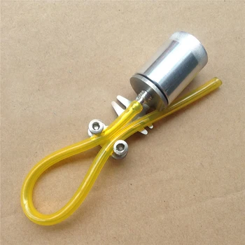 

1Set RC Gasoline Ship Racing Boat model Aluminum Alloy Lubricating Oil Cup+Stainless Steel Bracket+200MM Tube for Flexible Shaft