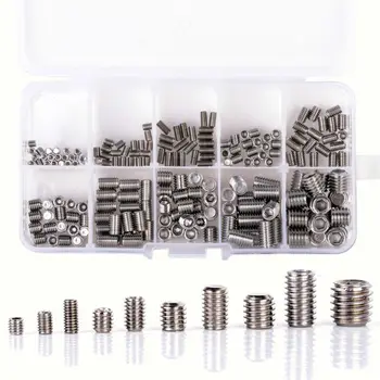

Parts Fixing Screws 200pcs Stainless Steel Hex Wrench Cap Assortment Kit