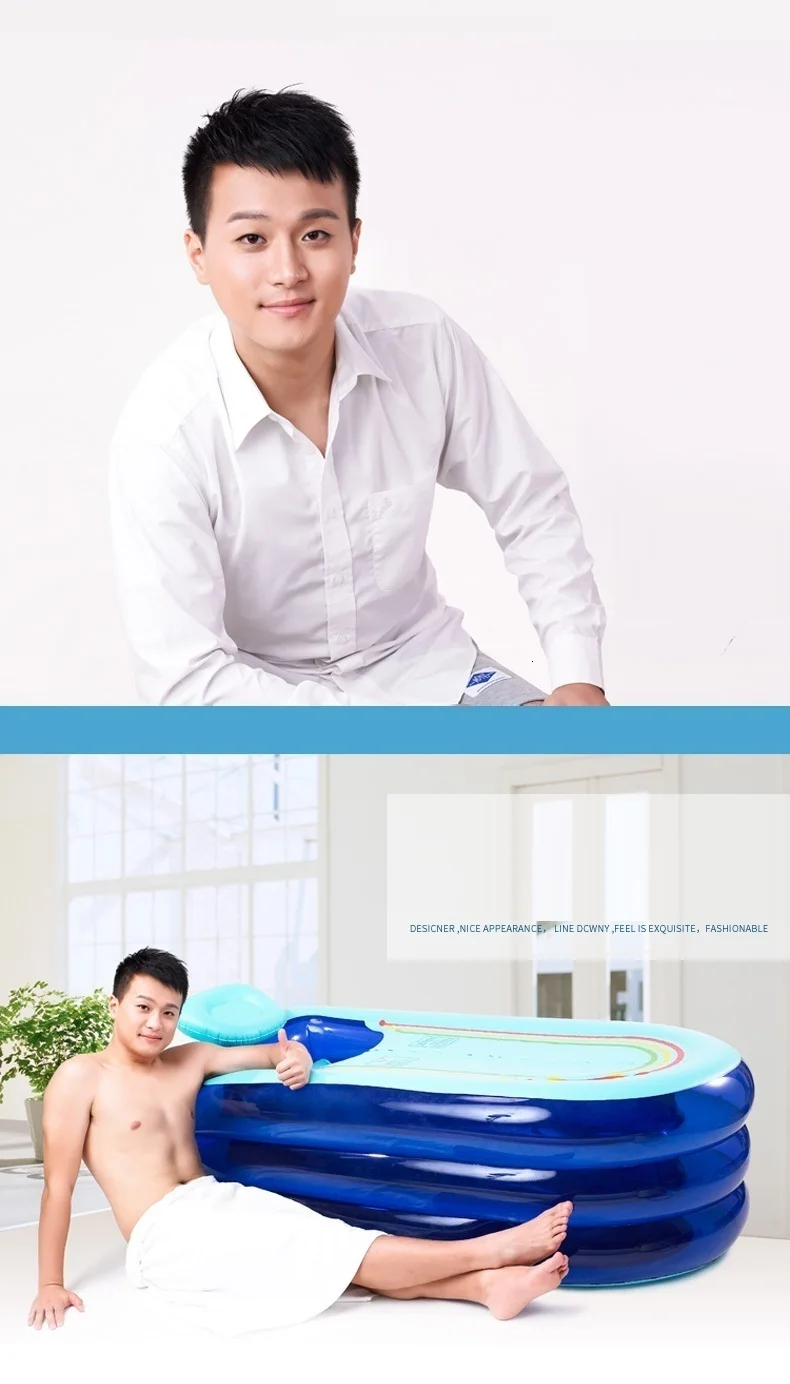 Banho Piscina Adulto Albercas Familiares Badkuip Opblaasbaar Shampooer для маленьких детей Бассейн Banheira горячая коврик для ванной надувная Ванна