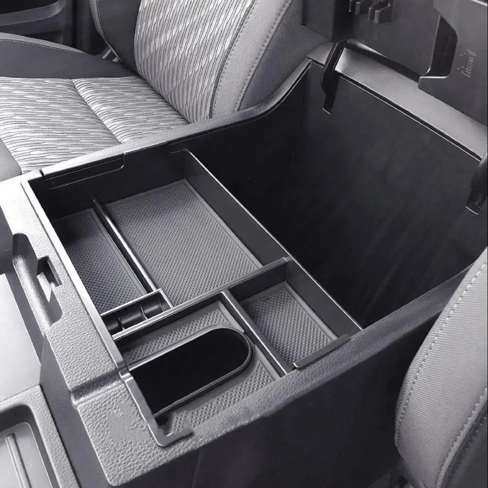 Car Armrest Box Center Console Storage Glove Box Organizer Insert Tray For Toyota Tundra- Accessories Auto Styling Case