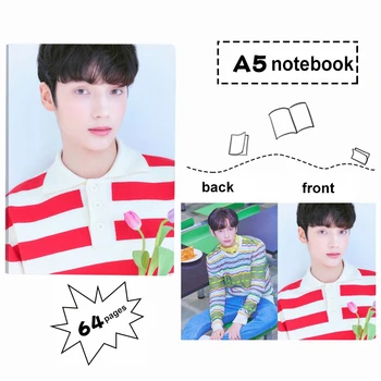 

KPOP TXT HUENINGKAI New Album Pictorial Photo Plastic Sleeve A5 Large Notebook Stationery Dropshipping