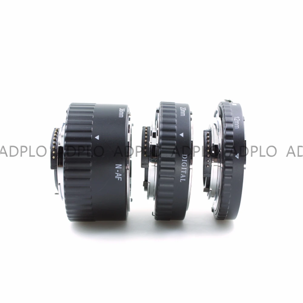 ADPLO для Nikon Металл Авто фокус Макро Удлинитель Набор MK-N-AF1-A 12+ 20+ 36 мм