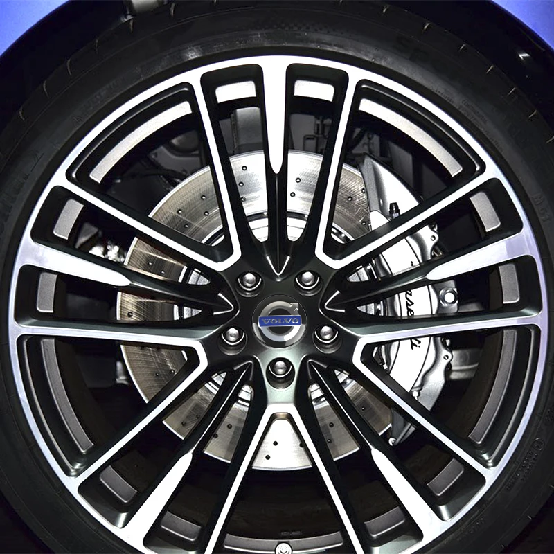 Автомобильный-Стайлинг 4 шт. 56 мм автомобильные шины центр ступицы колпачки декоративные наклейки для Volvo S80 S60L V70 XC40 XC60 90 S60 V60 аксессуары