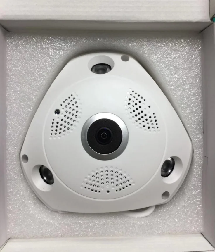  Professionale Panoramica a 360 gradi 960P HD della macchina fotografica Senza Fili IR Luce di lampa