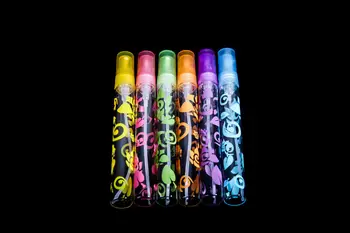 

6 Pcs 10ML Summer Travel Crystal Glass Spray Bottles Mini Perfume Atomizer Portable Liquid Cosmetic Container Refillable Bottles