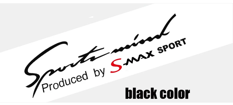 Украшение для автомобильной фары наклейки для ford smax S-MAX - Название цвета: Черный