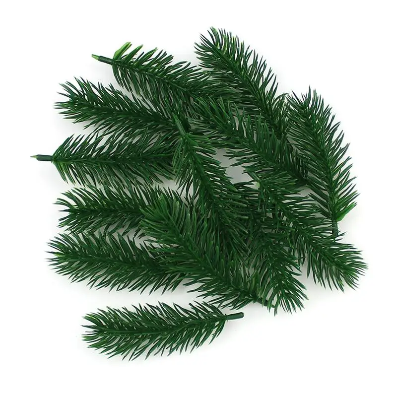 100x Artificial Pine Picks Pine Needle Garland Christmas Holiday Home Decors 100x Artificial Pine Picks Pine Needle Garland Christmas Holiday Home Decors