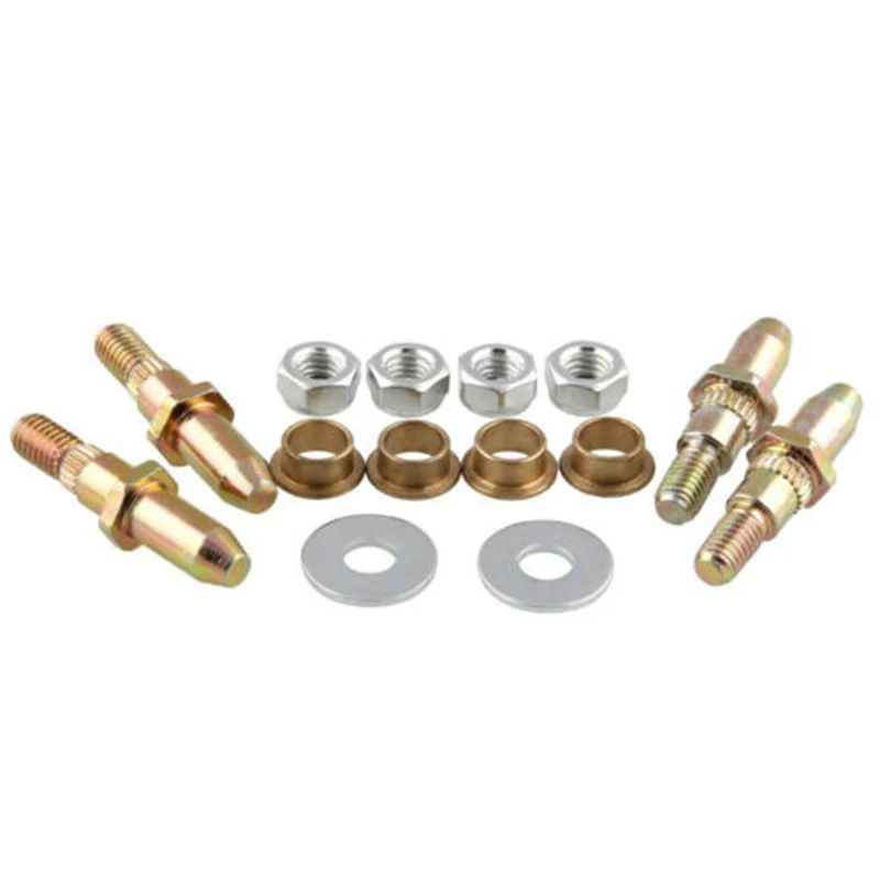 Flat washers Car Door Bushings Assembly For Chevrolet Silverado 1500 Locking nuts 19299324 38453P 8902553 Hinge Pins Durable |