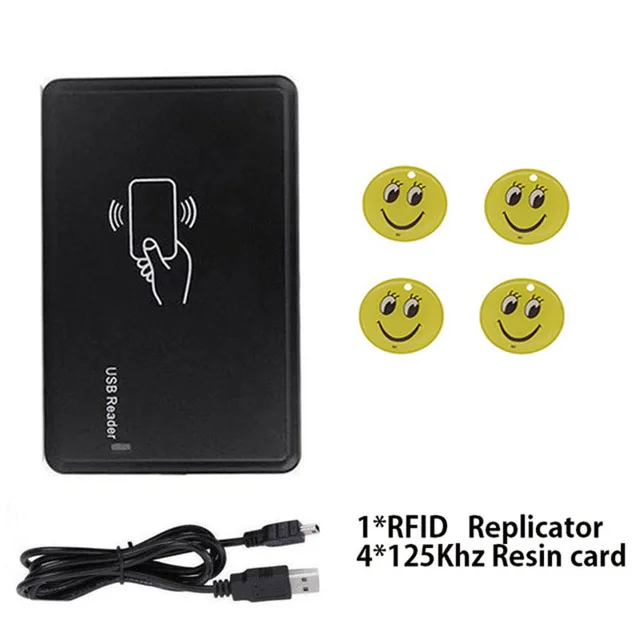 125Khz RFID EM4305 T5567 Card Reader/Writer programmer burner USB/Writer Copier 