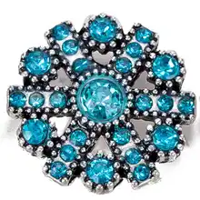 Кнопки 18 мм металлические защелки для защелки браслетов подходят к имбирным защелкам ювелирные изделия хрустальные круглые защелки TZ9029