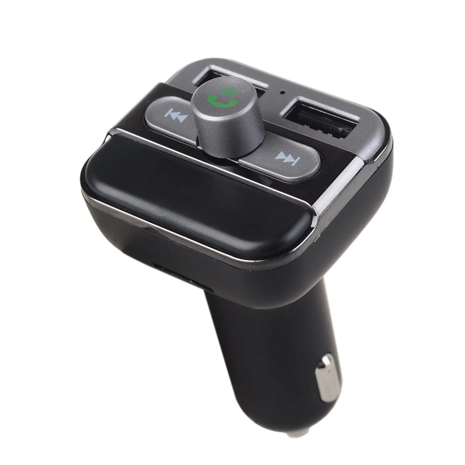 Bt20 12 В двойной USB адаптер SD/TF fm модулятор Аудио Автомобильный MP3-плеер fm-передатчик bluetooth автомобильный комплект музыка b6 v70 rio 3 focus mk1 - Формат цифровых медиаданных: black