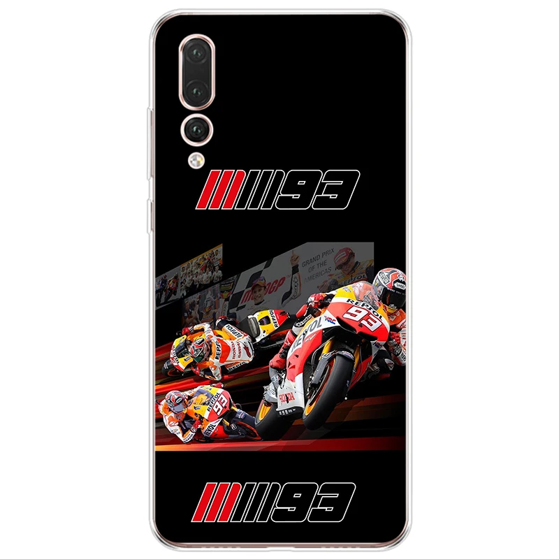 Марка Marc marquez Moto Gp 93 крышка чехол для телефона из мягкого силикона ТПУ с рисунком для телефона чехол для Huawei P9 P10 P20 P30 lite P20 P30 PRO P9 P10 P20 плюс - Цвет: T19080409-07.jpg