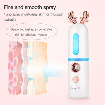 

30ML Facial Moisturizing Nano Mist Spray Bottle Nano Mister Mini Mist Sprayer Face Humidifier USB Chargeable Skin Care Tools 45