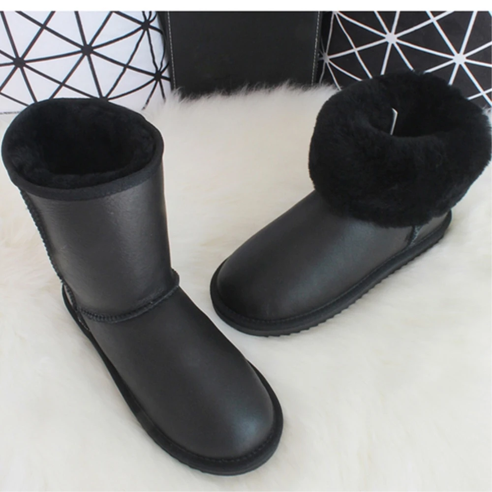 warm sheepskin boots