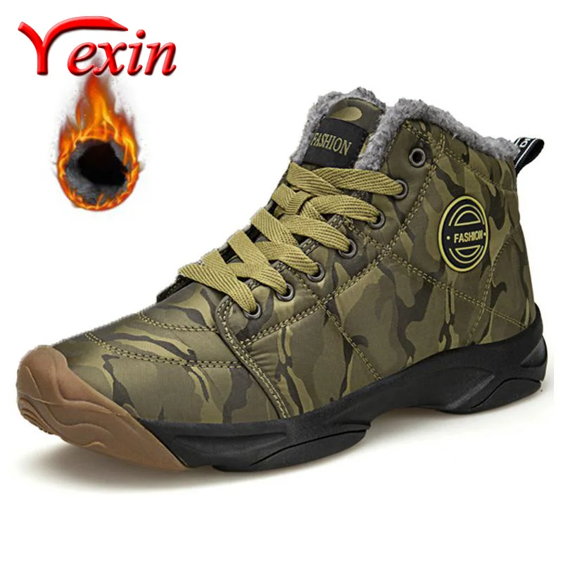 Новые ботинки для пар мужские модные качественные зимние плюшевые ботильоны